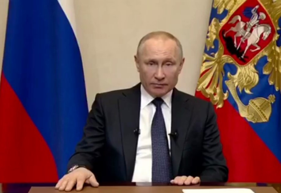 Владимир Путин продлил режим нерабочих дней до 11 мая включительно Путин о коронавирусе 25 марта: следующая неделя выходная с 25 марта по 4 апреля