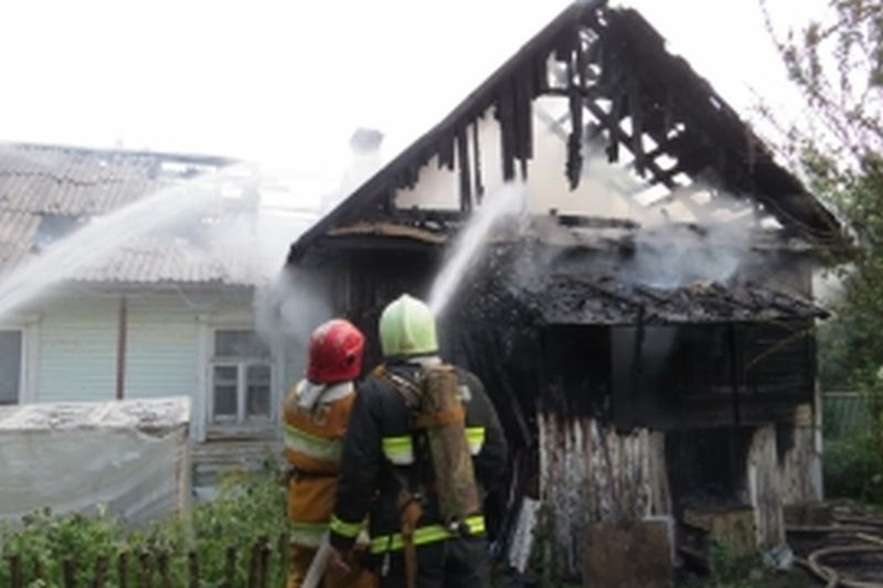 В Кинешме сгорел жилой дом В Кинешме сгорел жилой дом