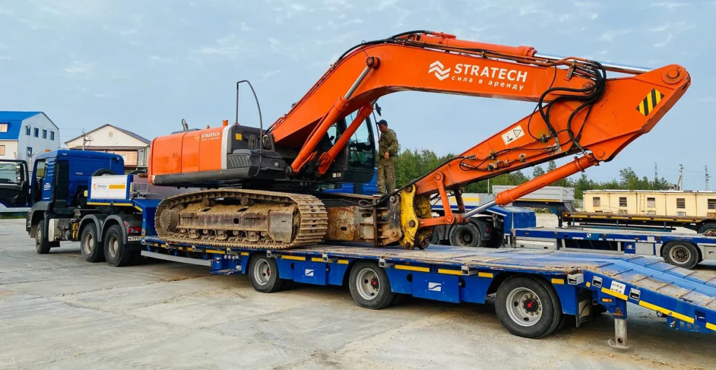 Особенности перевозки экскаваторов