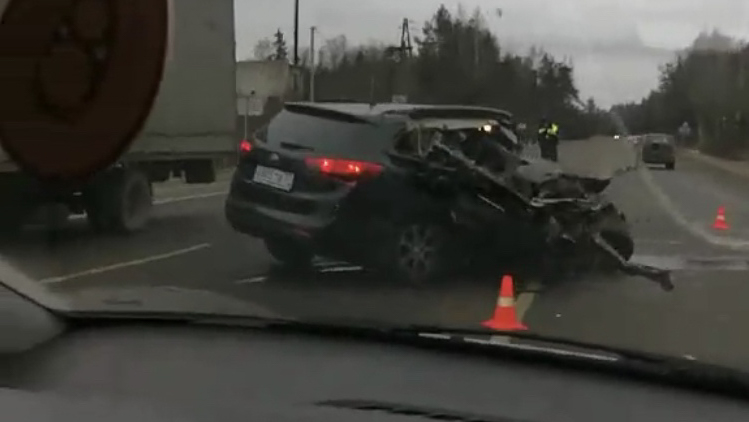 Авария у Лесного: видео последствий ДТП в Ивановском районе