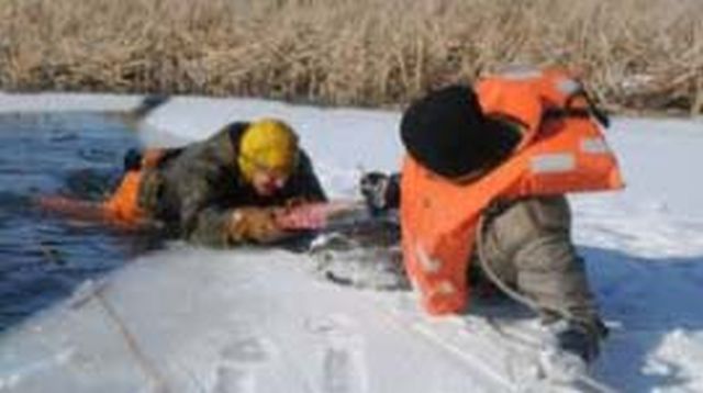 В Кинешме спасли провалившегося под лед рыбака В Кинешме спасли провалившегося под лед рыбака