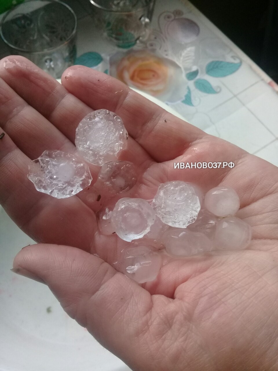 Крупный град прошел в Лухском районе Ивановской области Крупный град прошел в Лухском районе Ивановской области