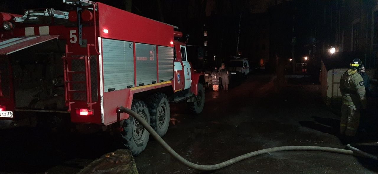 В Иванове в пожаре сгорел человек В Иванове в пожаре сгорел человек