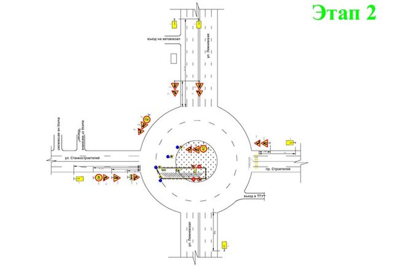 В Иванове с 5 июля ограничат движение на внутренней полосе кольца у автовокзала В Иванове с 5 июля ограничат движение на внутренней полосе кольца у автовокзала