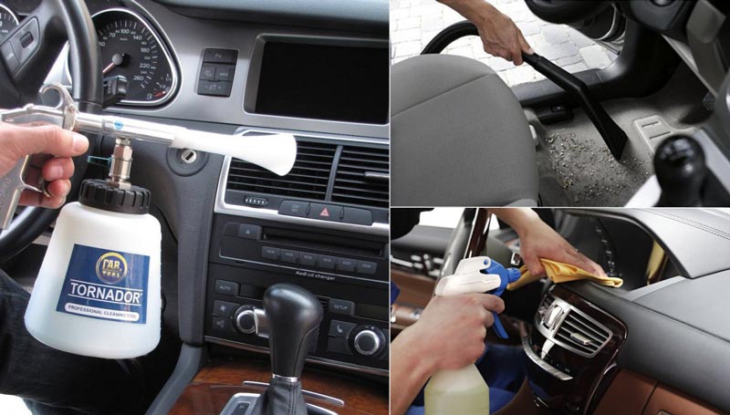 Химчистка салона автомобиля: за и против