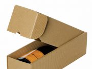 Коробка из гофрокартона под винную бутылку