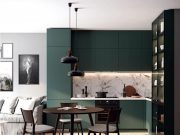 Как выбрать цвет для углового кухонного гарнитура