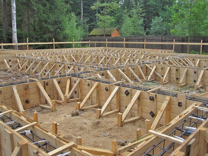 Опалубка для фундамента: инструкция по монтажу