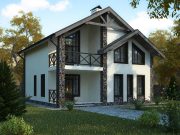 Популярные проекты домов из газобетона