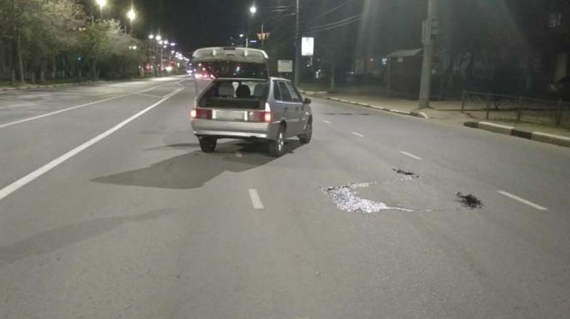 На проспекте Шереметьевском дважды за день сбивали переходов На проспекте Шереметьевском дважды за день сбивали переходов